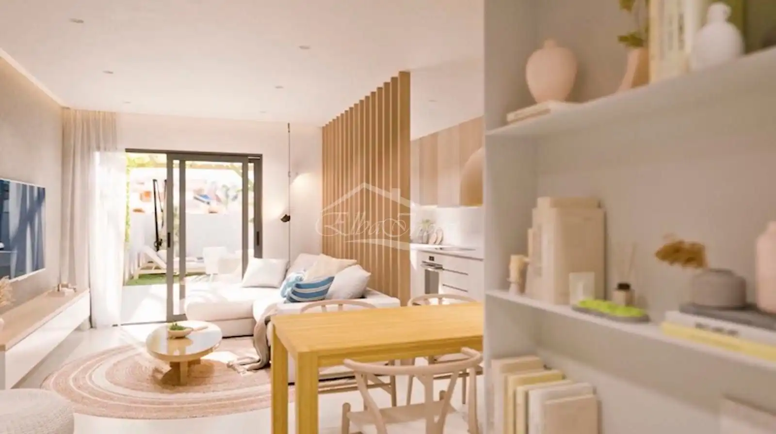 Sala d'estar de Dúplex en venda en San Miguel de Abona amb Aire condicionat, Jardí privat i Terrassa