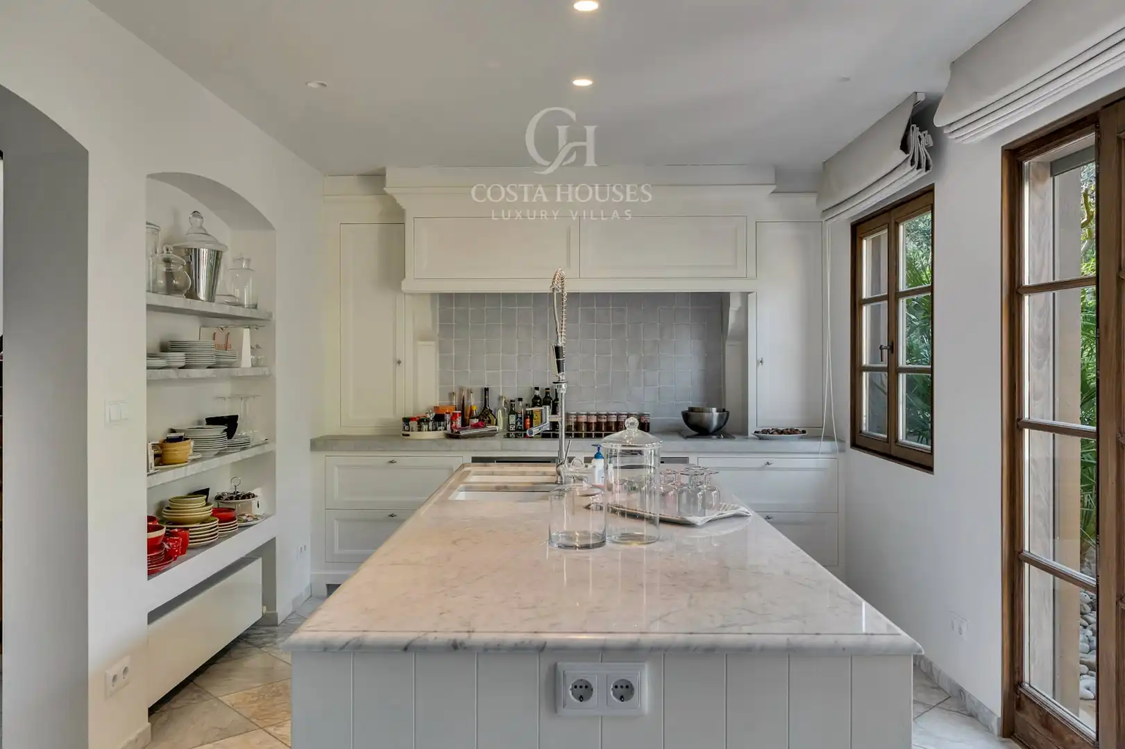 Cocina de Casa o chalet en venta en Jávea / Xàbia con Aire acondicionado, Calefacción y Jardín privado