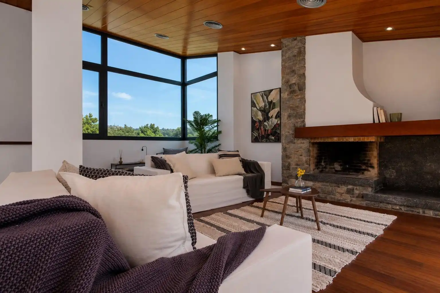 Sala de estar de Casa o chalet en venta en Cerdanyola del Vallès con Aire acondicionado, Calefacción y Jardín privado