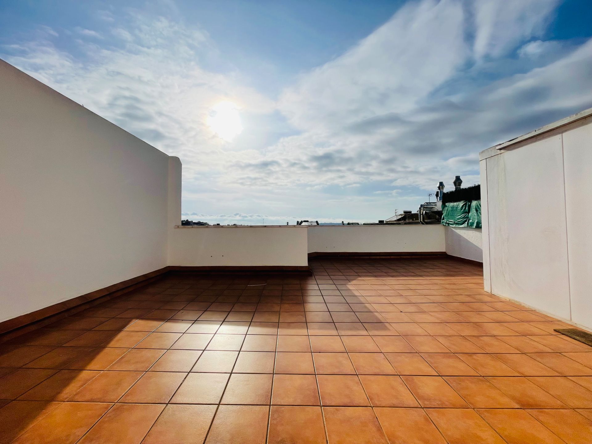 Terrace of Attic for sale in  Barcelona Capital  with Air Conditioner, Heating and Parquet flooring