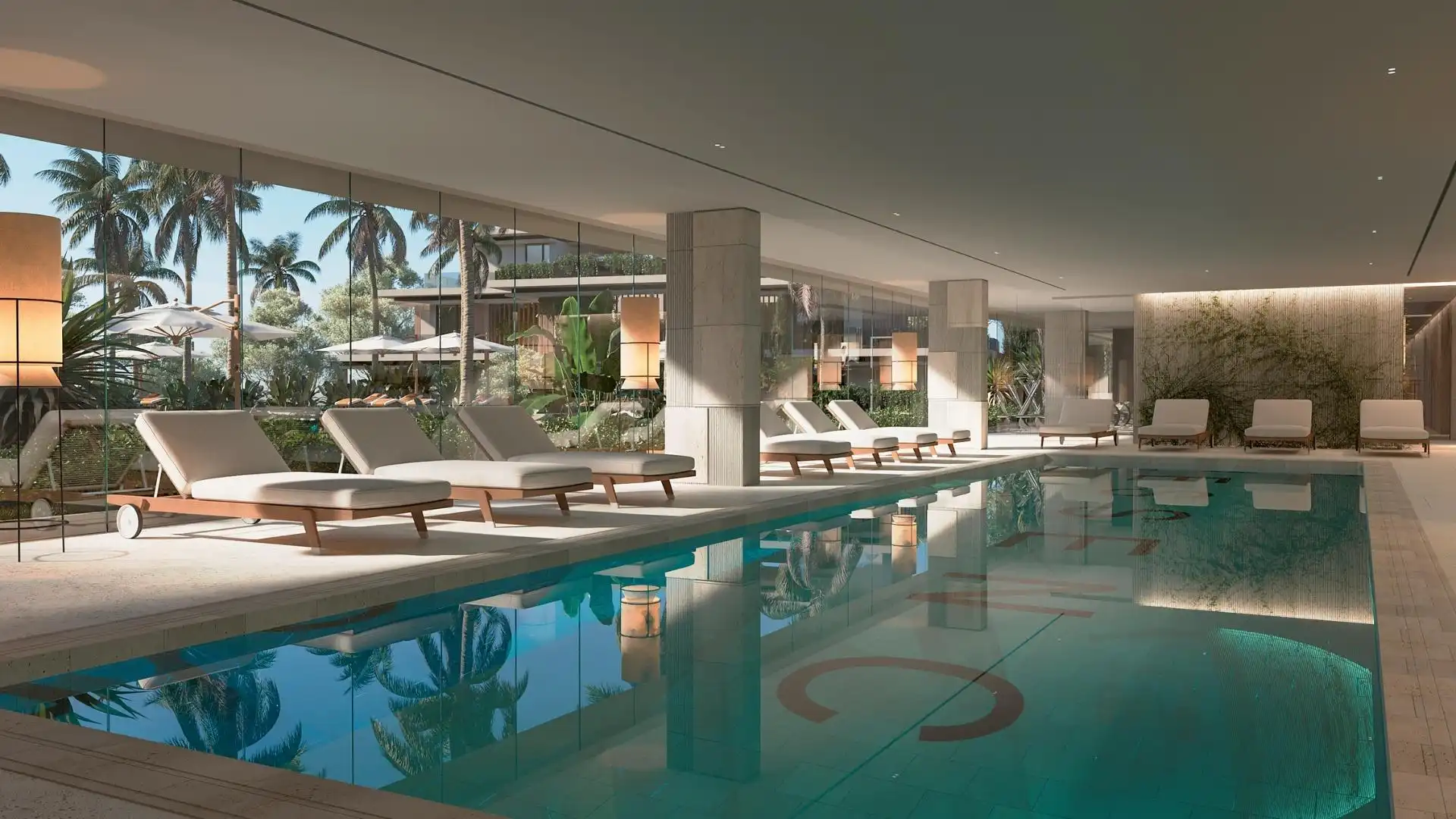 Piscina de Apartament en venda en Estepona amb Aire condicionat, Calefacció i Terrassa