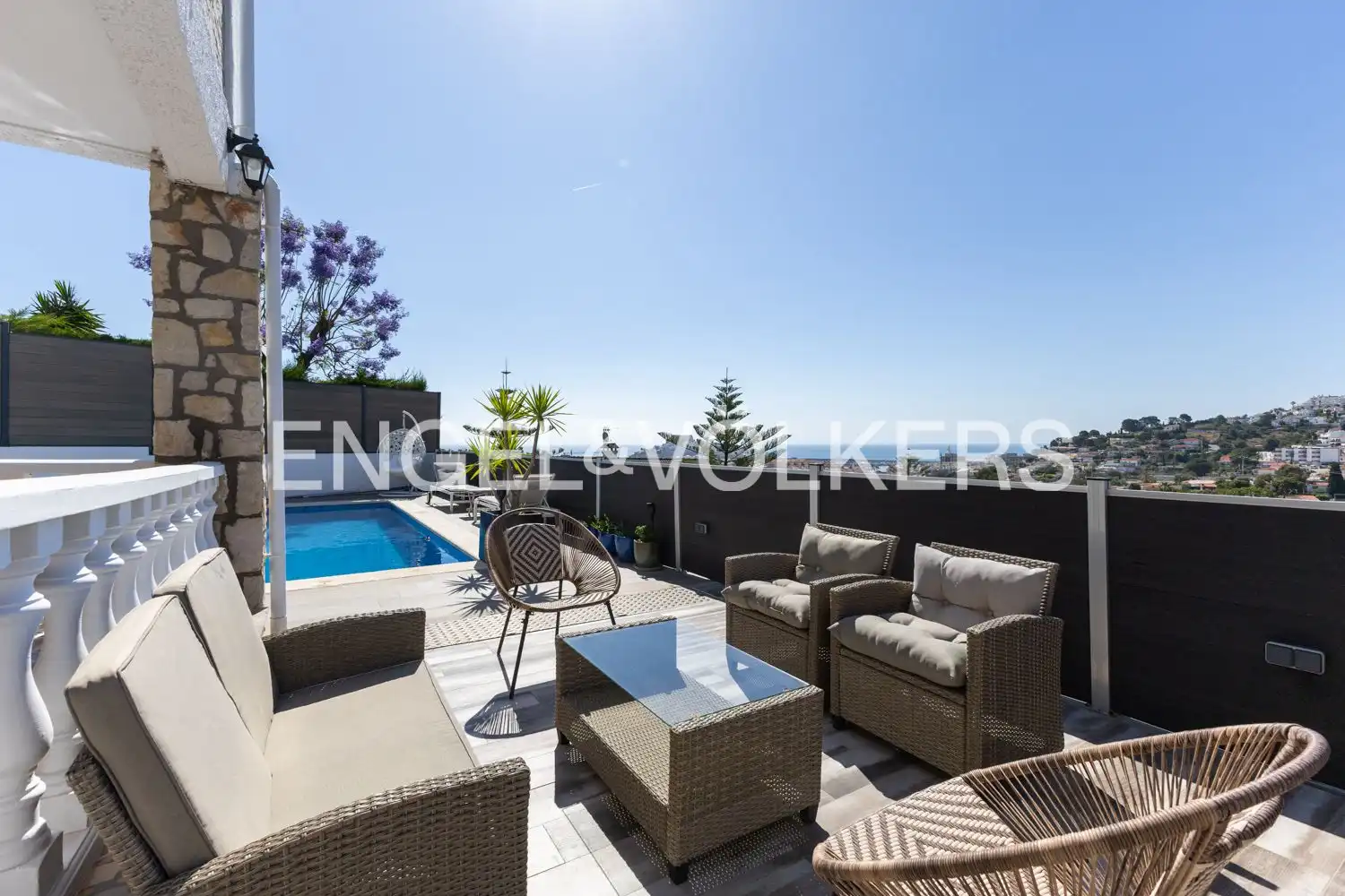 Terraza de Casa o chalet en venta en Peñíscola / Peníscola con Aire acondicionado, Calefacción y Jardín privado