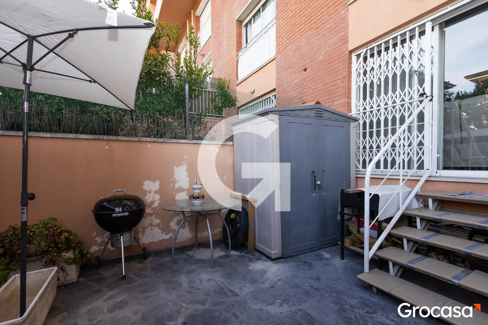 Terraza de Casa adosada en venta en Sant Vicenç Dels Horts con Aire acondicionado, Calefacción y Jardín privado