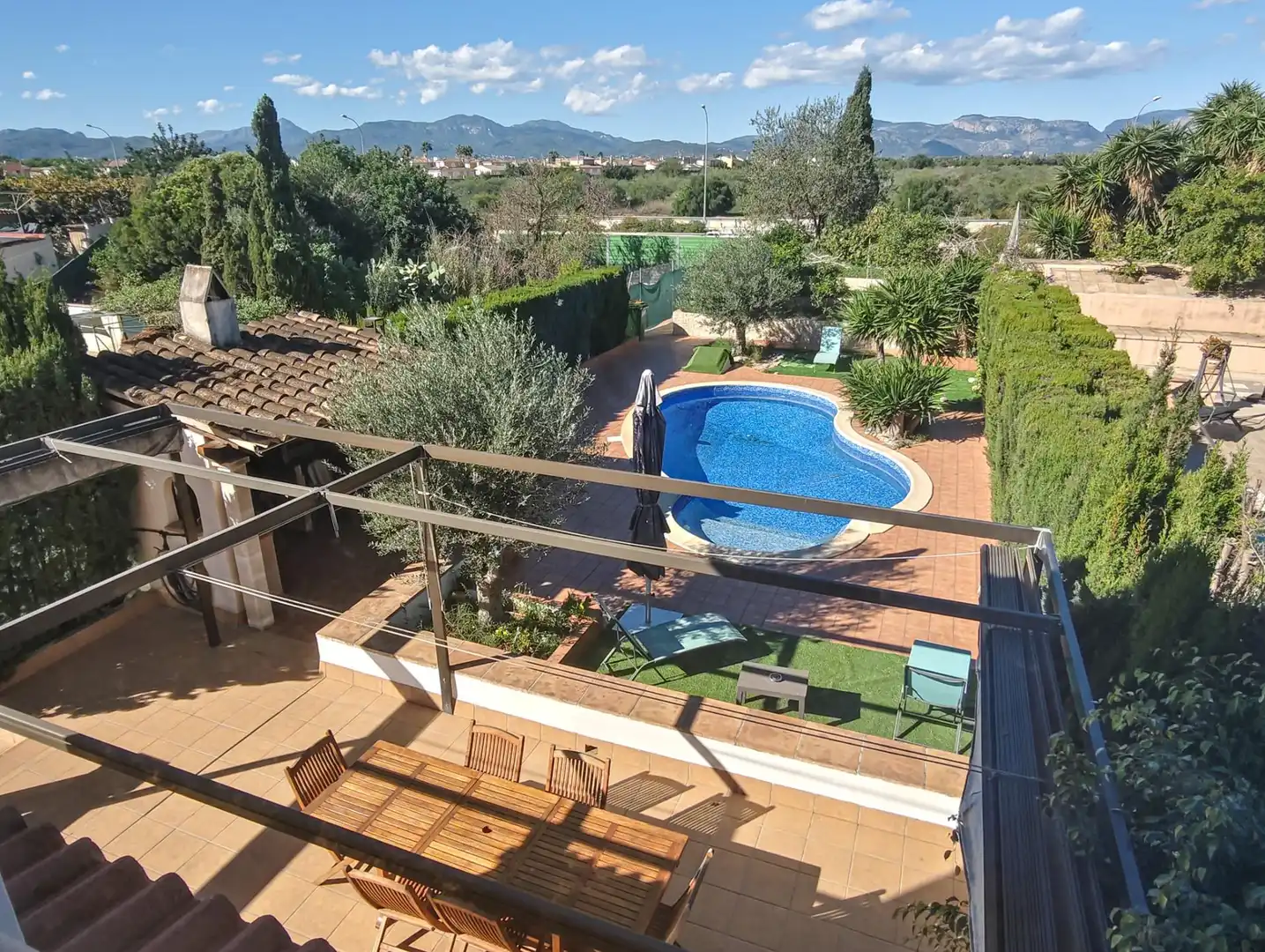 Jardí de Casa adosada en venda en Marratxí amb Aire condicionat, Calefacció i Jardí privat