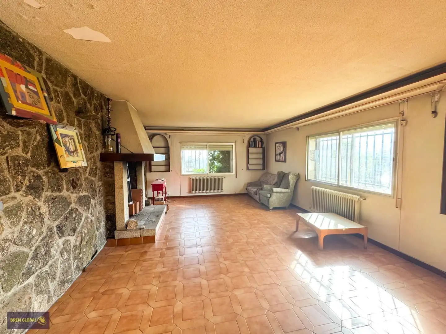 Sala d'estar de Casa o xalet en venda en Valdemanco amb Jardí privat, Terrassa i Traster
