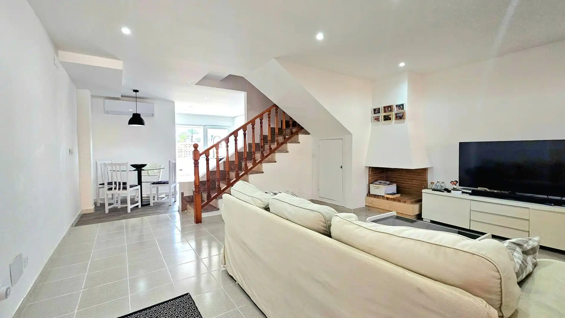 Sala de estar de Casa o chalet en venta en La Manga del Mar Menor con Aire acondicionado, Jardín privado y Balcón