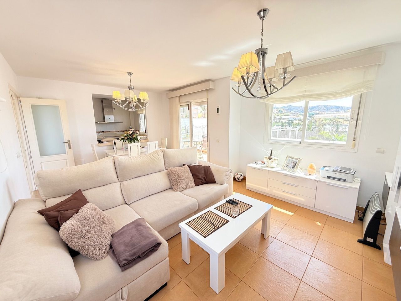Living room of House or chalet for sale in Torrox  with Private garden, Storage room and Swimming Pool