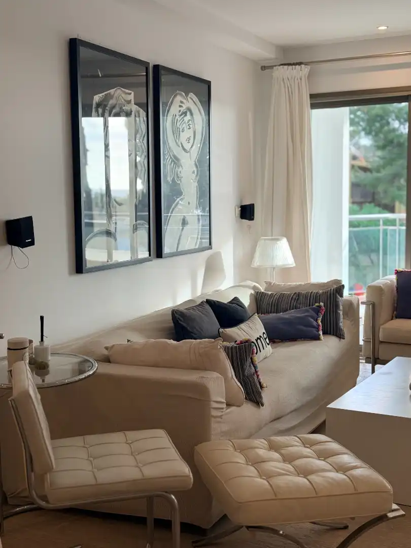 Sala d'estar de Pis en venda en Santa Eulària des Riu amb Aire condicionat, Calefacció i Terrassa