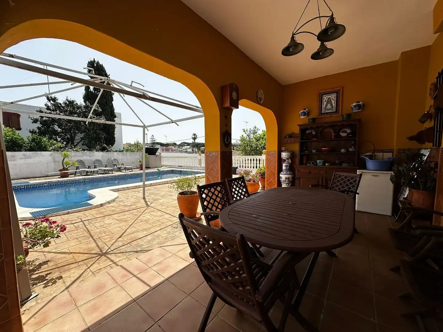 Garden of Houses for sale in Algeciras  with Terrace and Community pool
