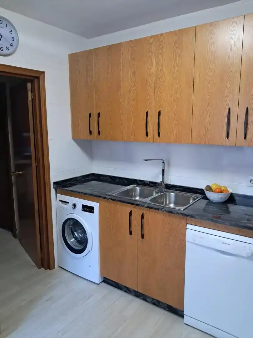 Küche von Maisonette zur Miete in Sanlúcar de Barrameda mit Klimaanlage und Möbliert
