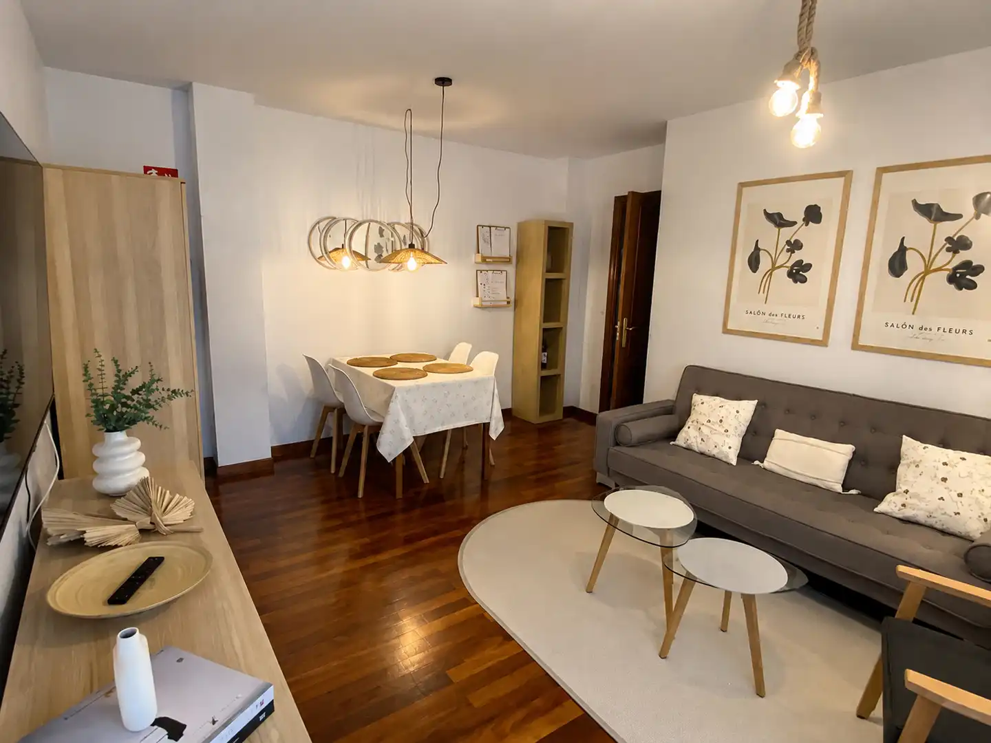 Sala de estar de Piso de alquiler en Suances con Calefacción, Terraza y Amueblado