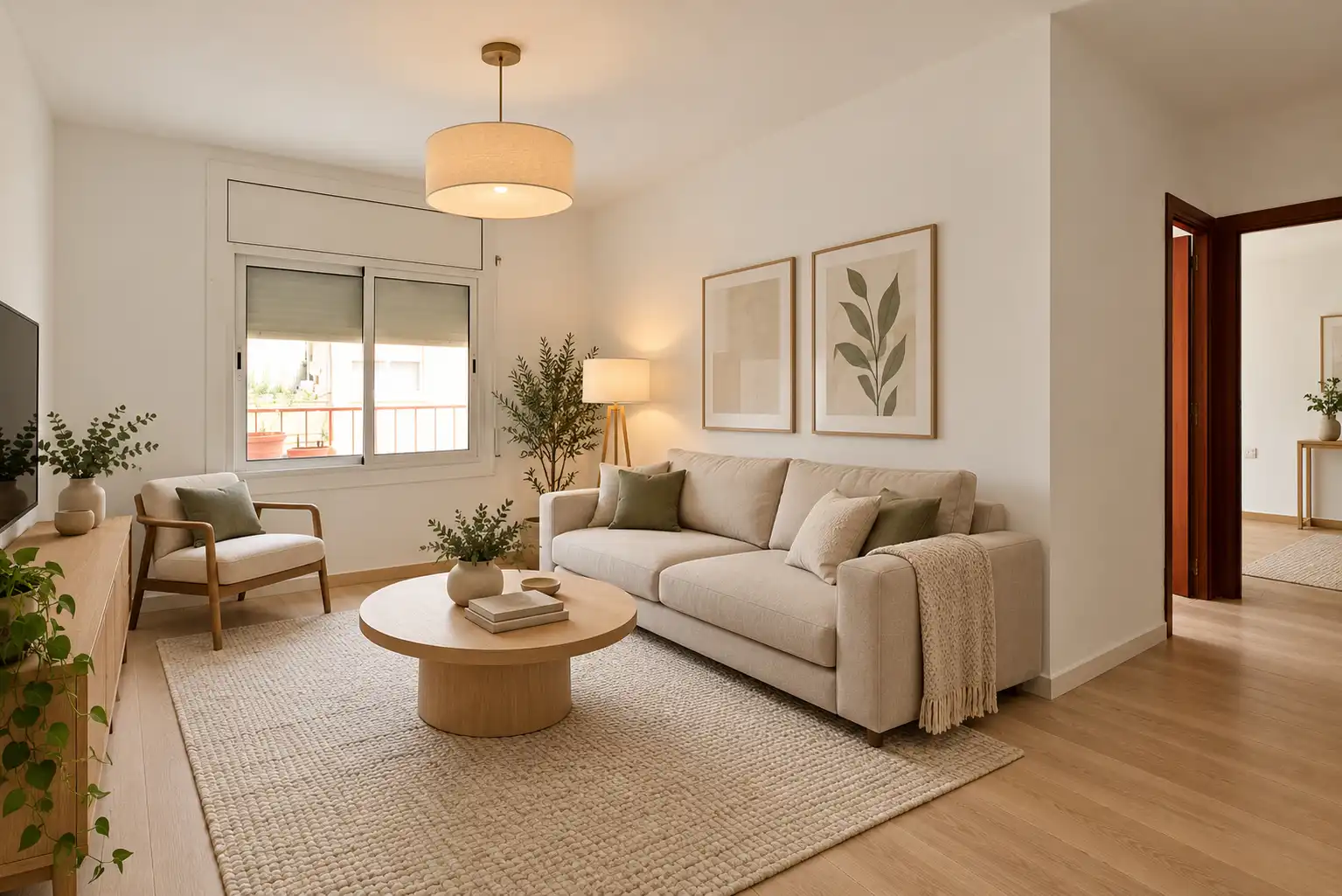 Living room of Flat for sale in L'Hospitalet de Llobregat