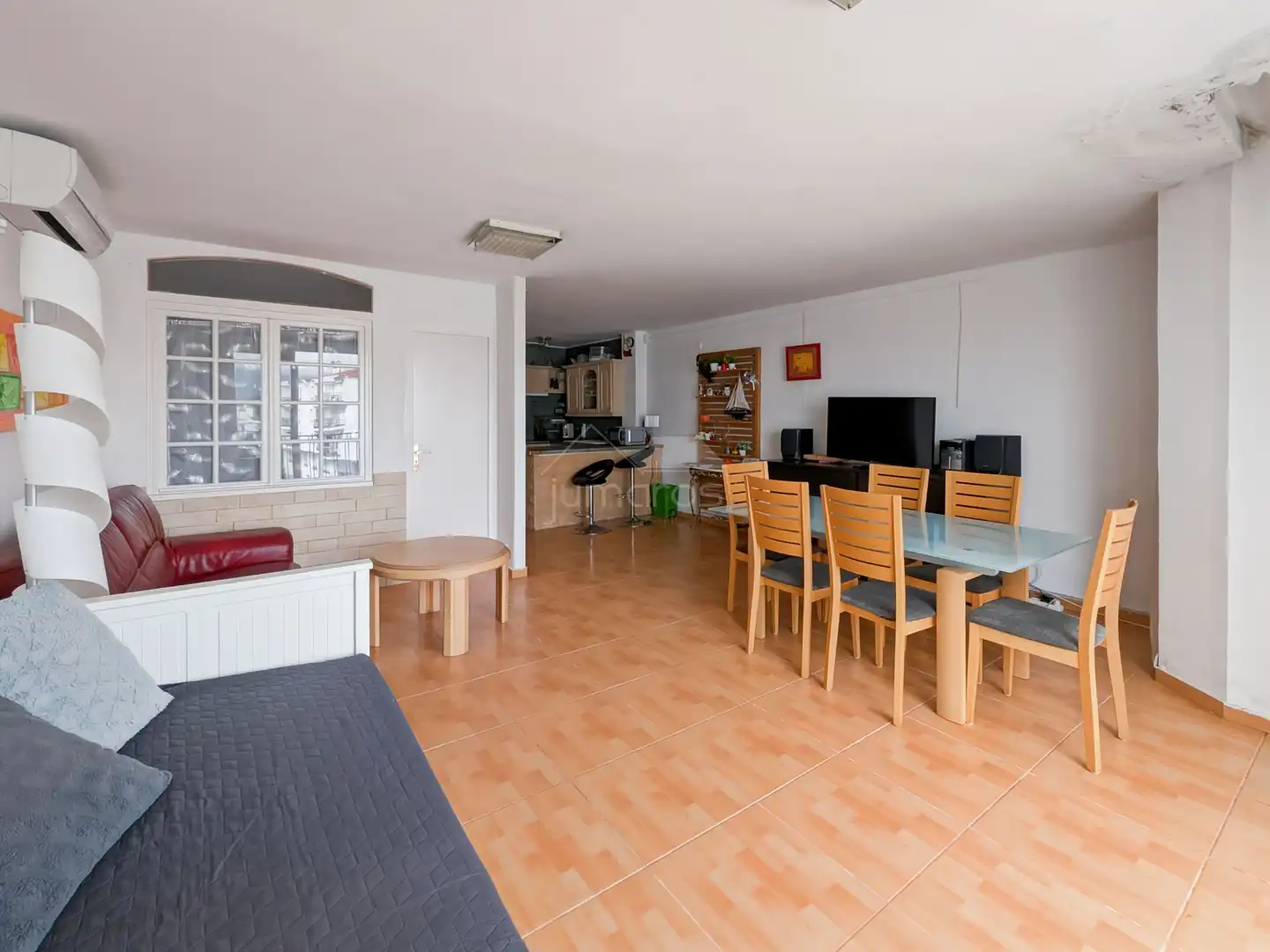 Sala de estar de Dúplex en venta en Empuriabrava con Aire acondicionado, Calefacción y Terraza