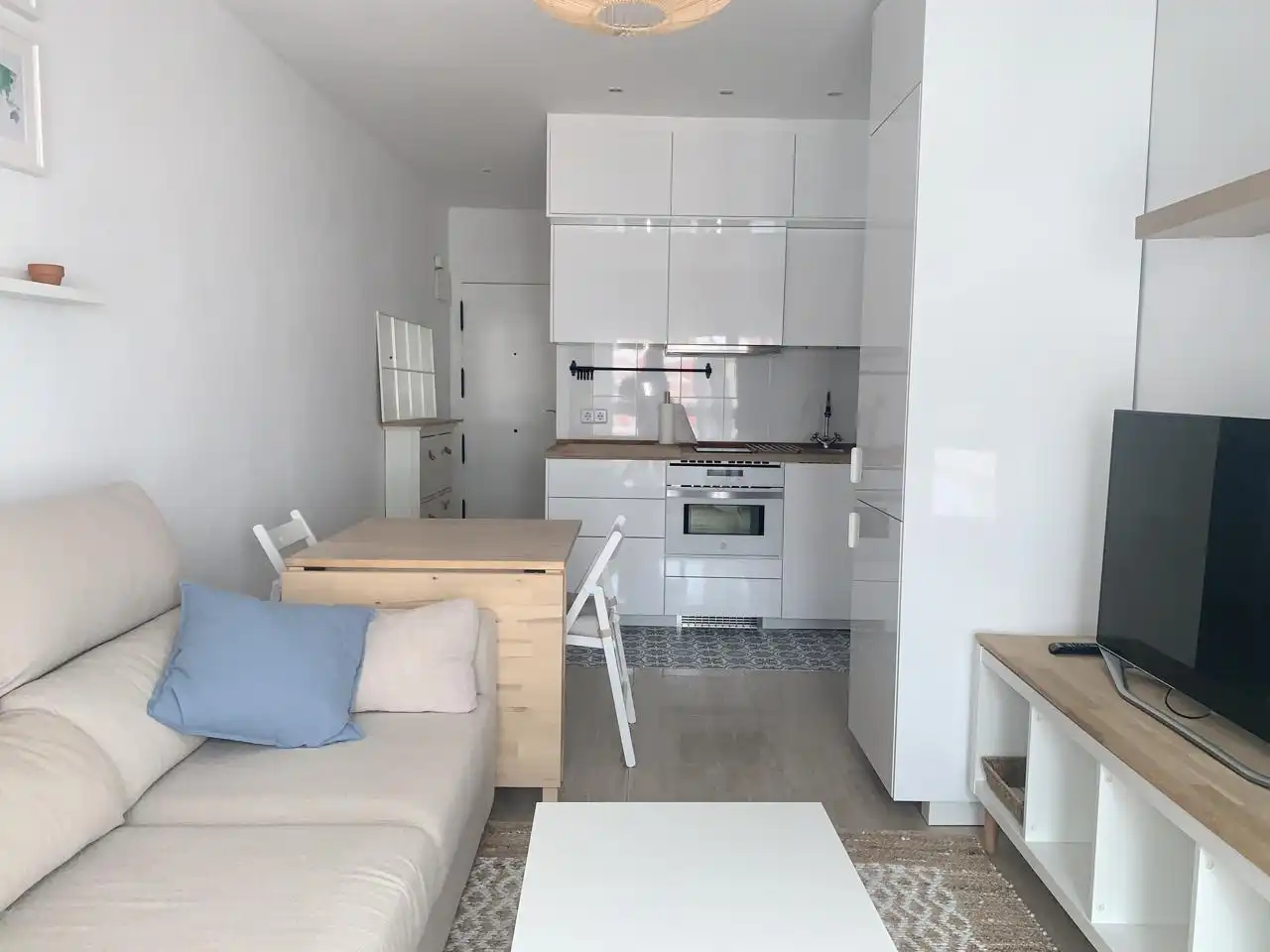 Kitchen of Flat for rent in Madrid  with Air Conditioner, Heating and Furnished