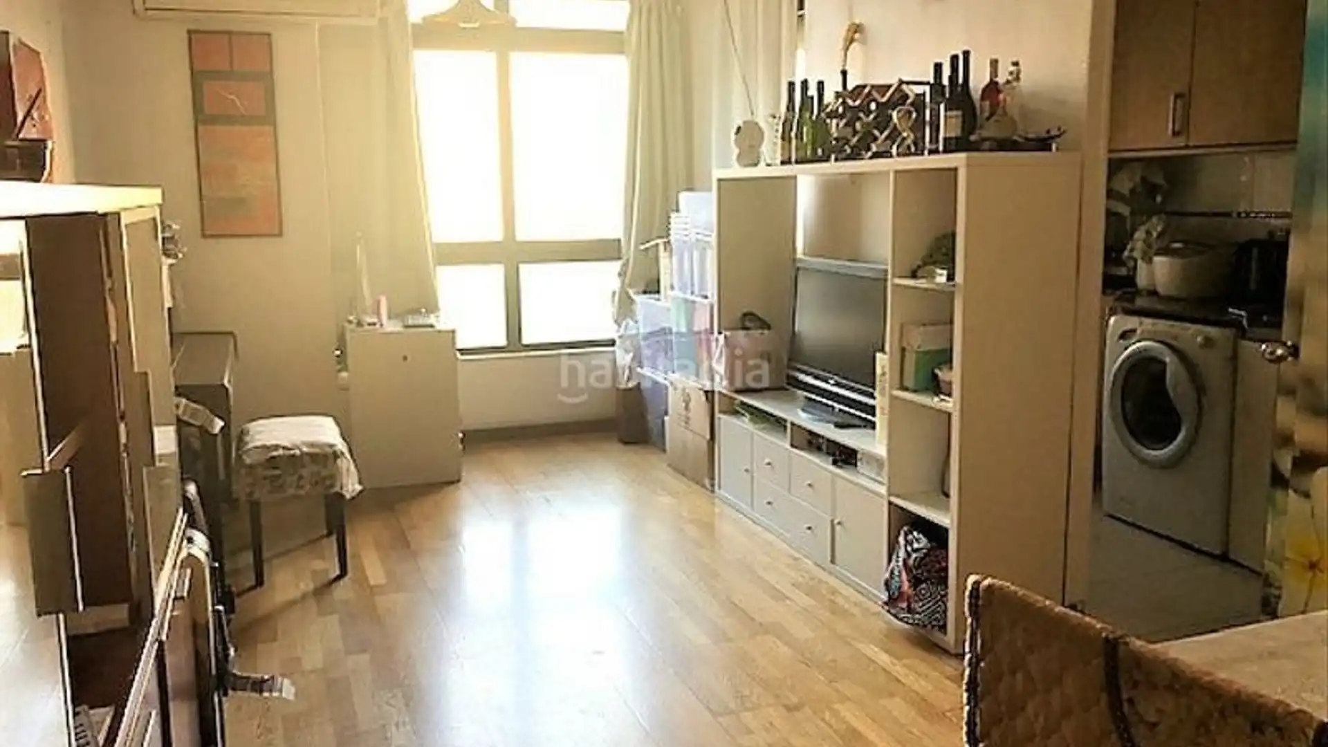Sala de estar de Dúplex en venta en Sant Boi de Llobregat con Aire acondicionado, Parquet y Terraza