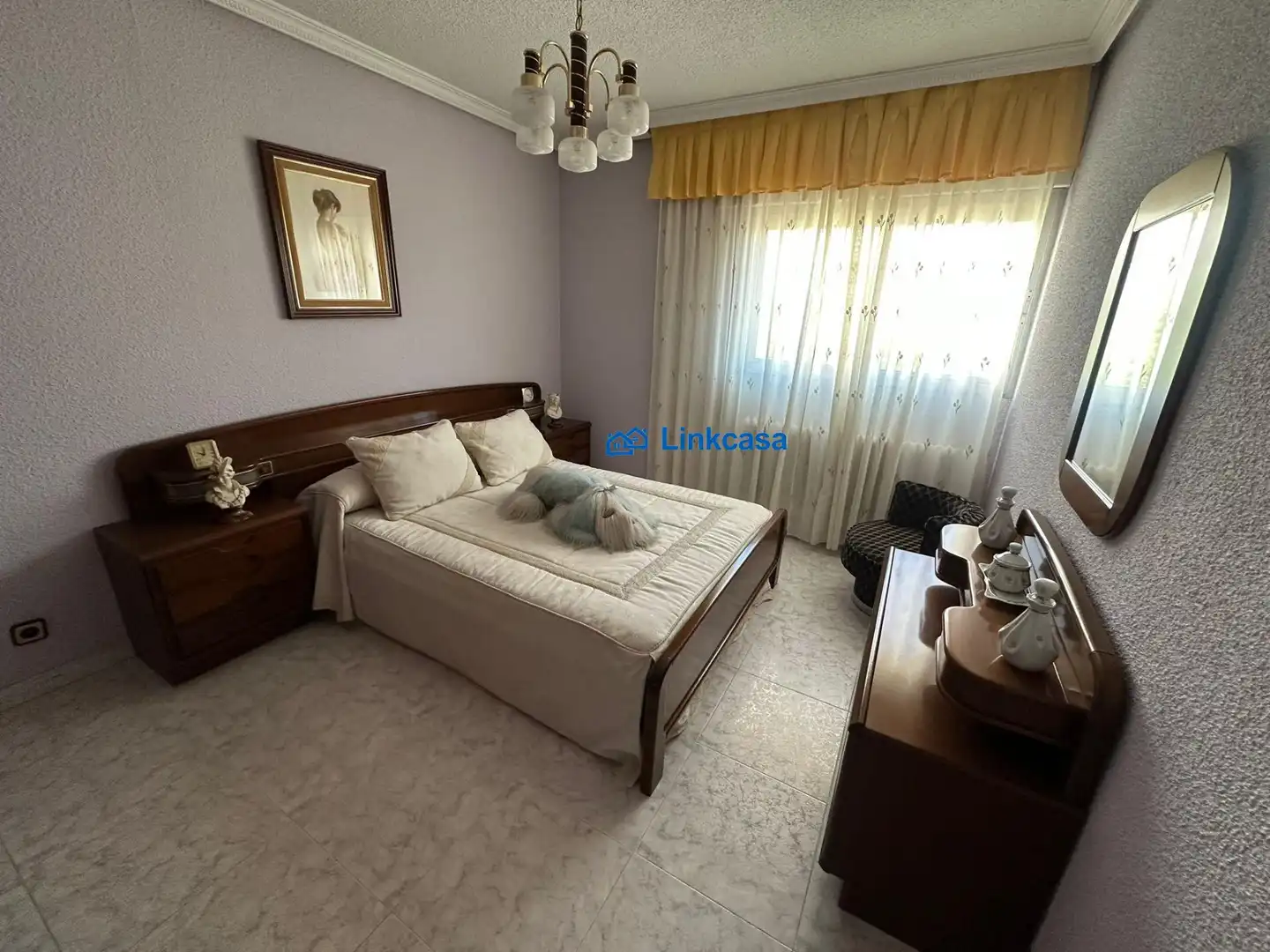 Bedroom of Flat for sale in Madrid  with Heating and Terrace