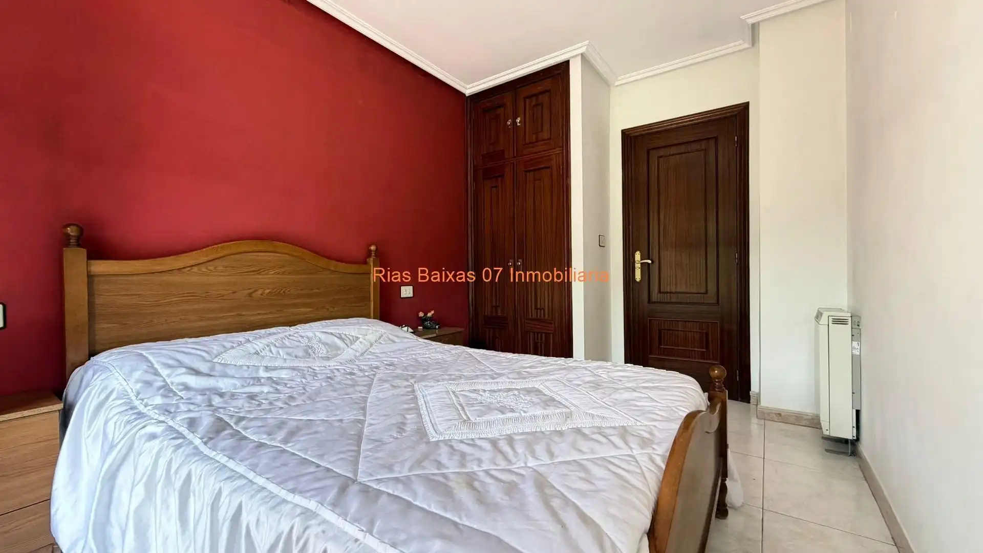 Bedroom of Flat for sale in Cortegada  with Heating, Terrace and Furnished