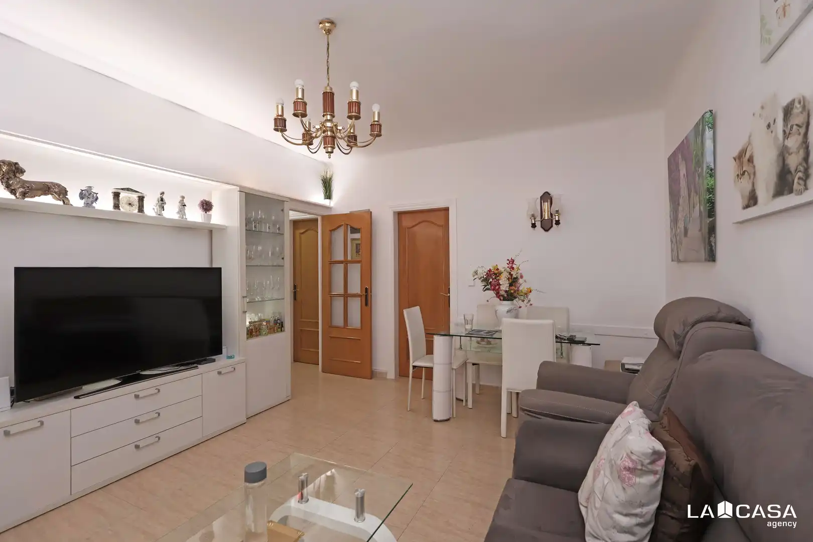 Wohnzimmer von Wohnung zum Verkauf in Esplugues de Llobregat mit Balkon