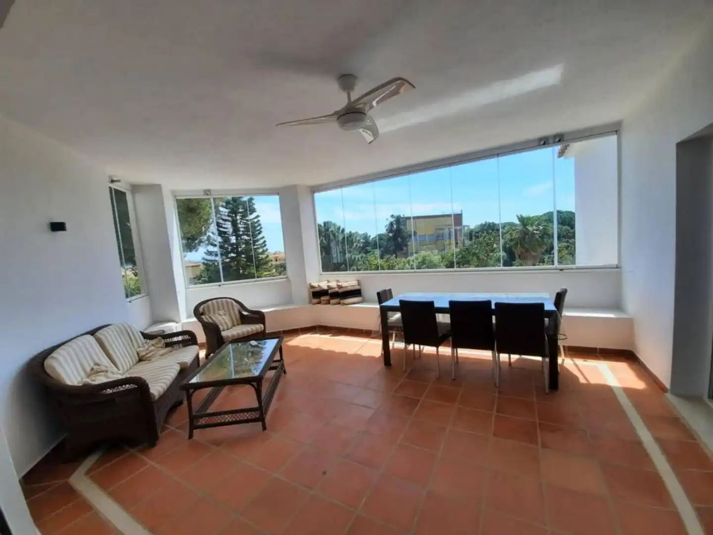 Terrassa de Casa o xalet de lloguer en Marbella amb Terrassa