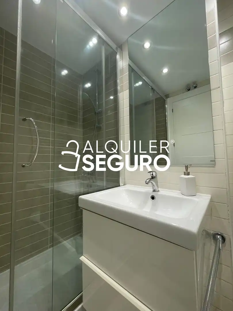 Bany de Pis de lloguer en Madrid amb Aire condicionat, Calefacció i Piscina