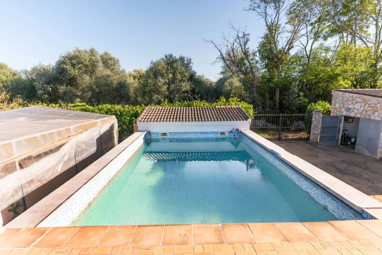Piscina de Casa o xalet en venda en Santa Eugènia amb Aire condicionat, Calefacció i Terrassa