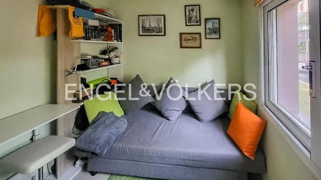 Balcony of Flat for rent in Gavà  with Air Conditioner, Heating and Swimming Pool