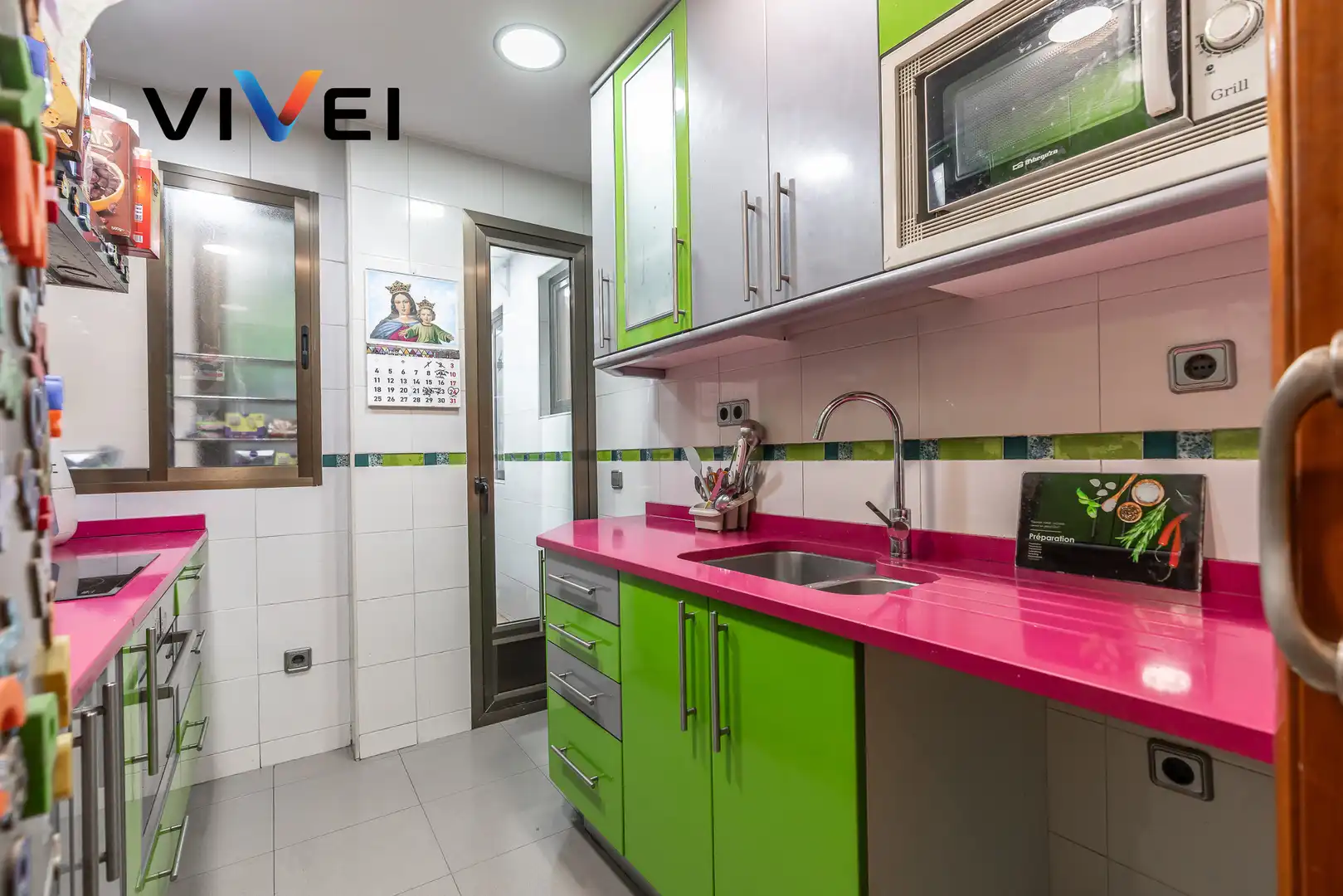 Kitchen of Flat for sale in Madrid  with Heating