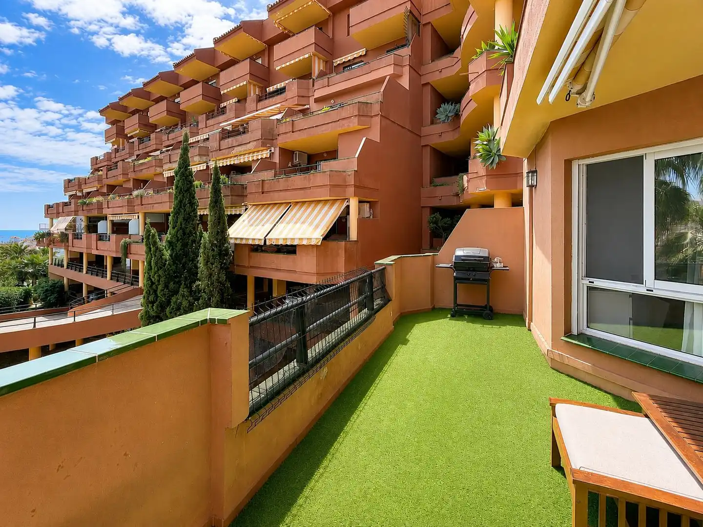 Terrassa de Apartament en venda en Benalmádena amb Jardí privat i Piscina comunitària