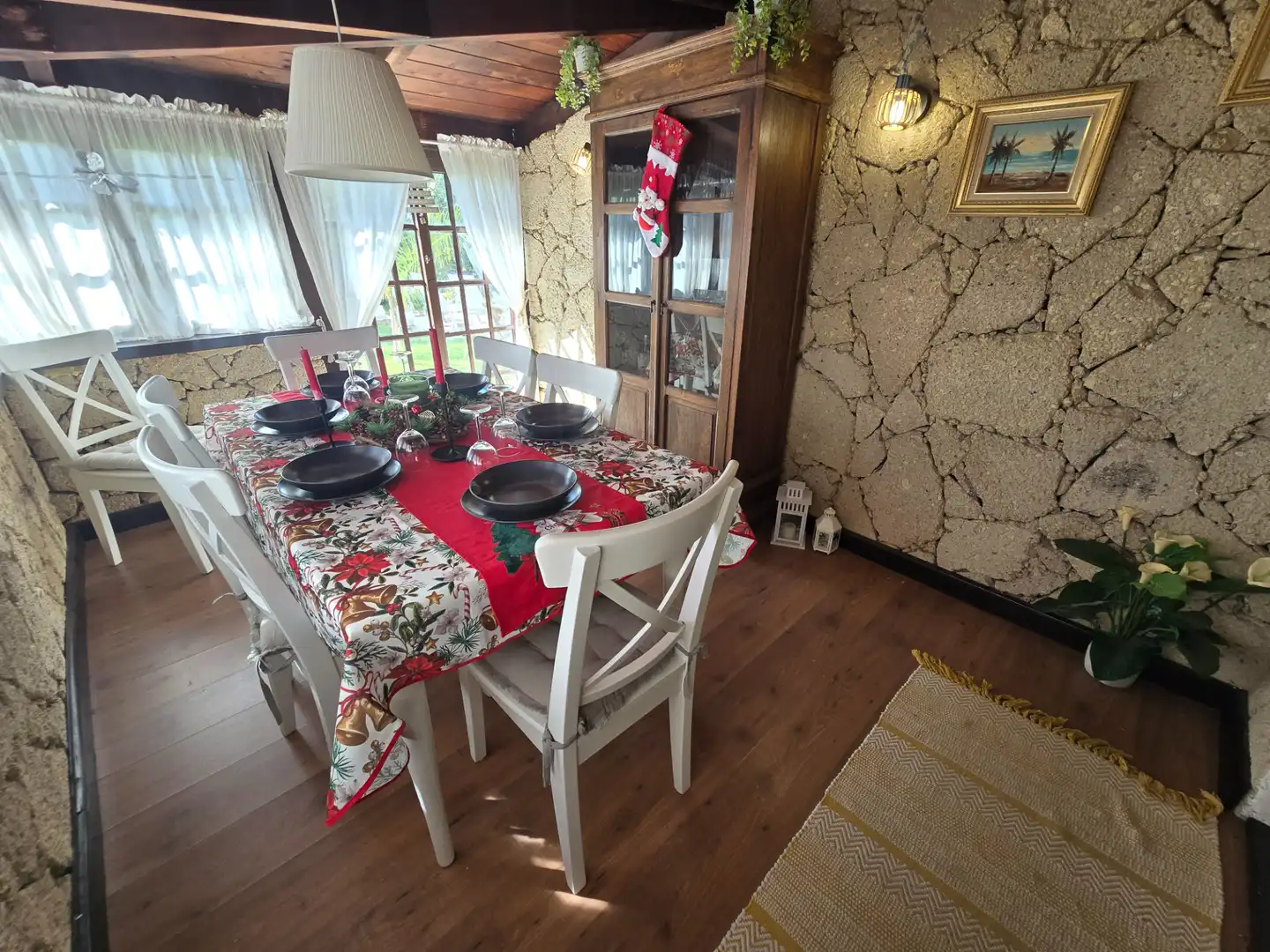 Menjador de Casa o xalet en venda en Arona amb Aire condicionat, Jardí privat i Parquet