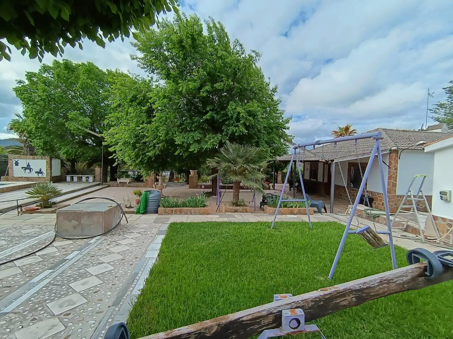 Jardín de Casa o chalet en venta en Brazatortas con Aire acondicionado, Calefacción y Jardín privado