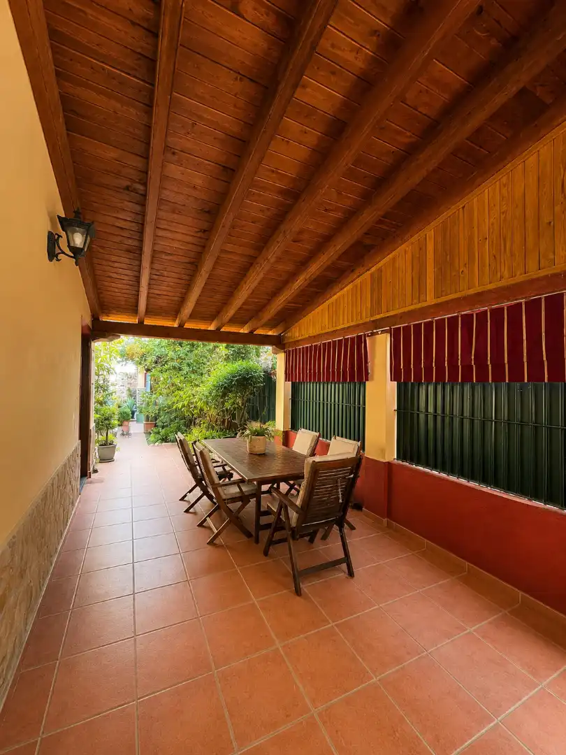 Terrassa de Casa adosada en venda en Bormujos amb Aire condicionat, Jardí privat i Terrassa