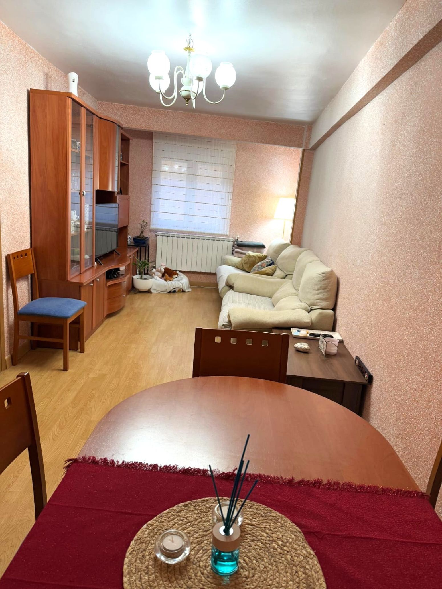 Sala d'estar de Pis en venda en Aguilar de Campoo amb Calefacció i Parquet