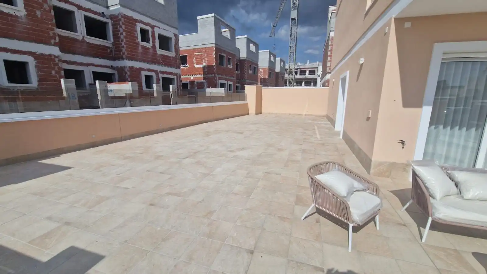 Terraza de Casa adosada en venta en Pilar de la Horadada con Calefacción, Jardín privado y Terraza