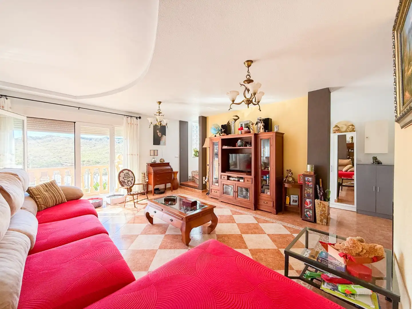 Sala de estar de Casa o chalet en venta en Águilas con Terraza, Trastero y Piscina