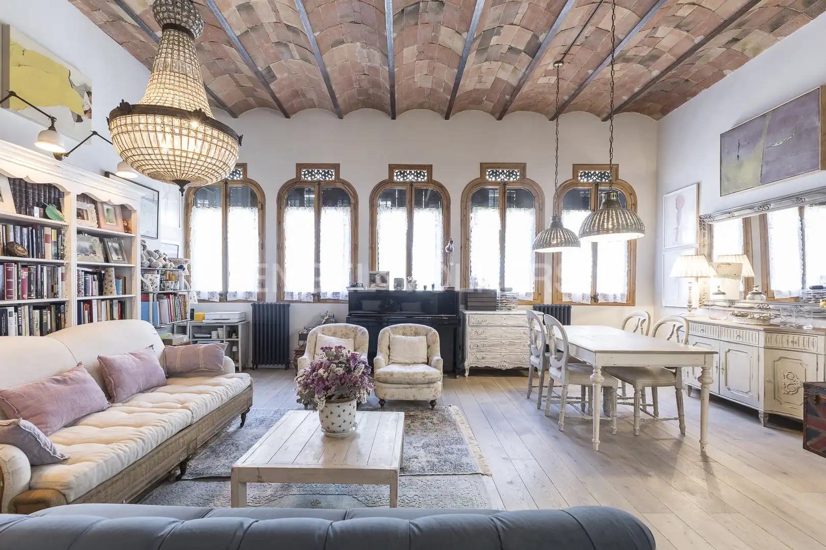 Sala d'estar de Oficina en venda en  Barcelona Capital