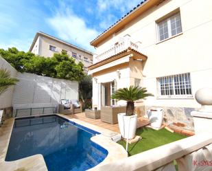 Exterior view of House or chalet for sale in Esplugues de Llobregat  with Air Conditioner, Heating and Private garden