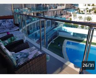 Swimming pool of Flat to rent in Calpe / Calp  with Air Conditioner, Heating and Terrace