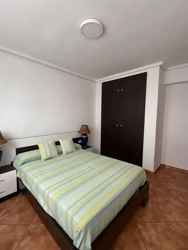 Schlafzimmer von Wohnung zur Miete in Sopela mit Privatgarten und Schwimmbad
