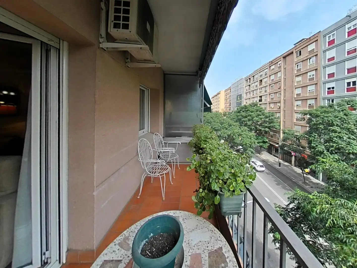 Balcony of Flat for sale in Sabadell  with Air Conditioner, Heating and Storage room