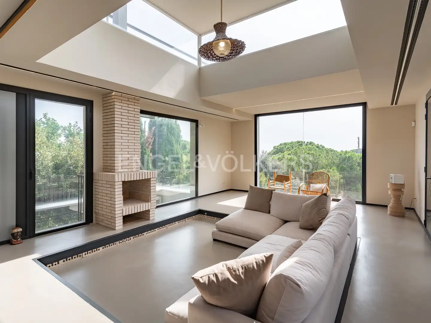 Sala de estar de Casa o chalet en venta en Premià de Dalt con Aire acondicionado, Calefacción y Jardín privado