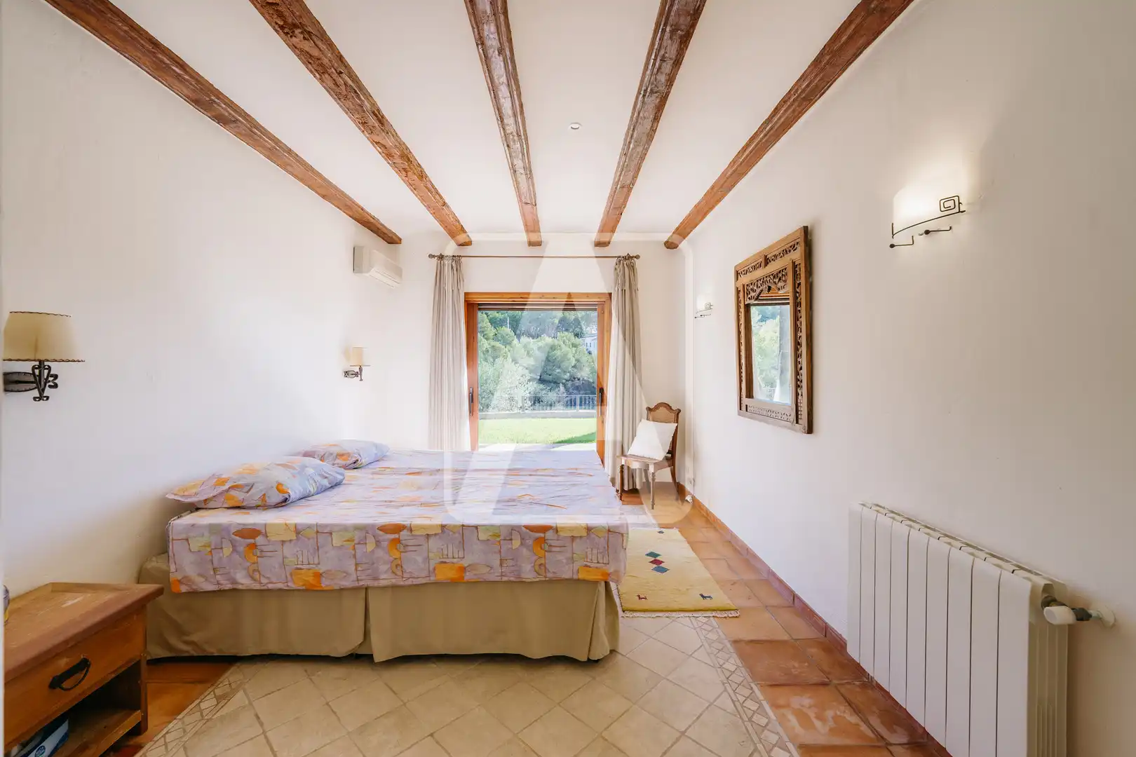 Habitación de Finca rústica en venta en Benissa con Aire acondicionado, Calefacción y Jardín privado