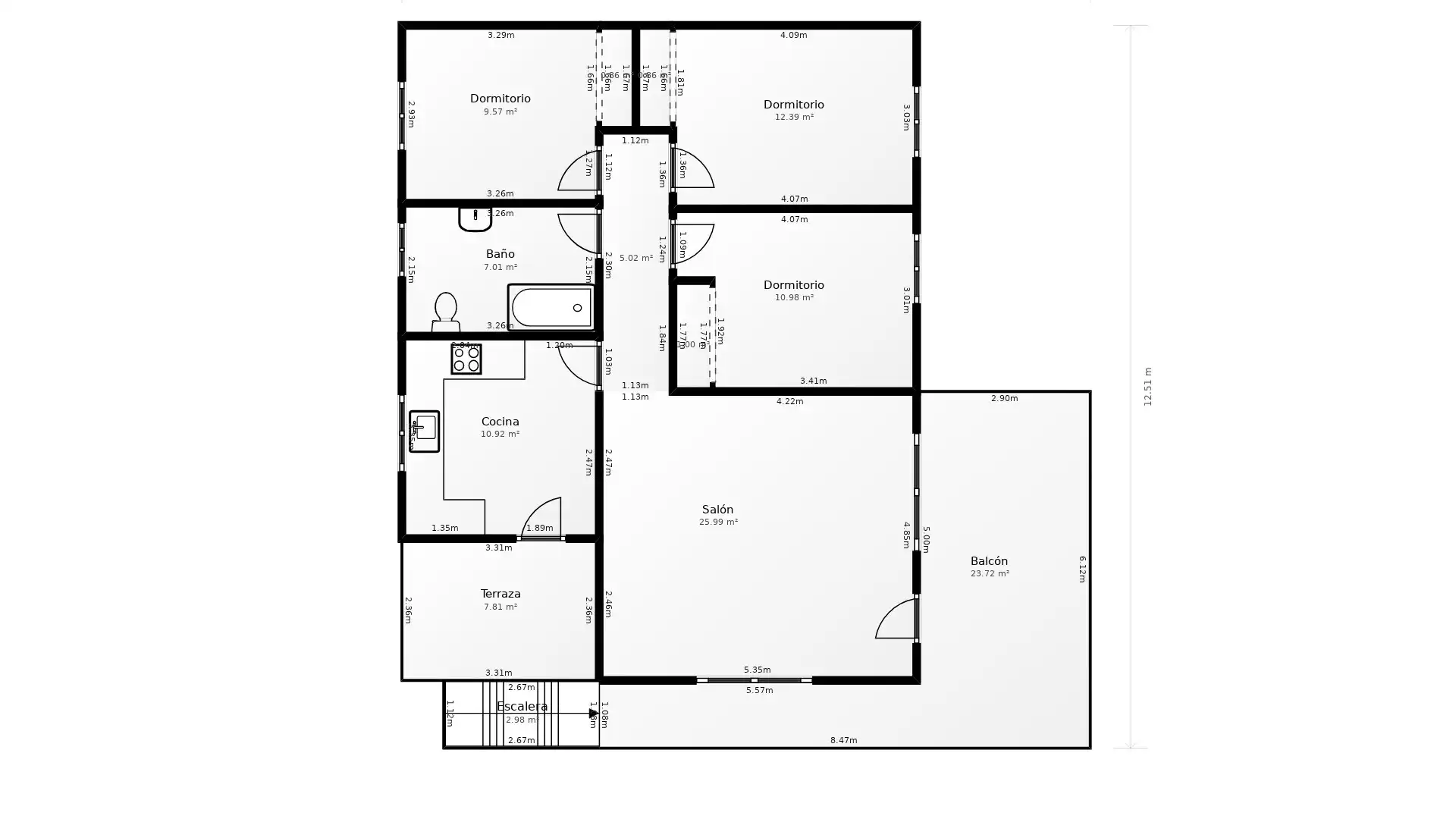 Haus oder Chalet zum Verkauf in Benicasim / Benicàssim mit Klimaanlage, Privatgarten und Terrasse
