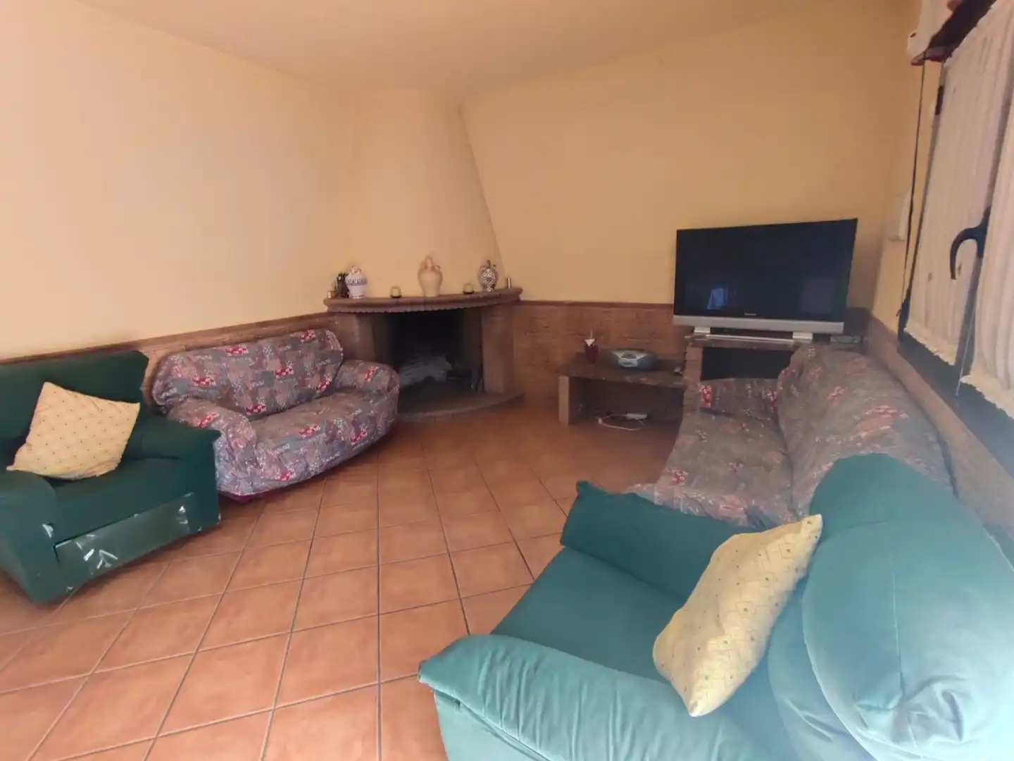 Living room of Houses for sale in Lanteira  with Heating, Terrace and Furnished