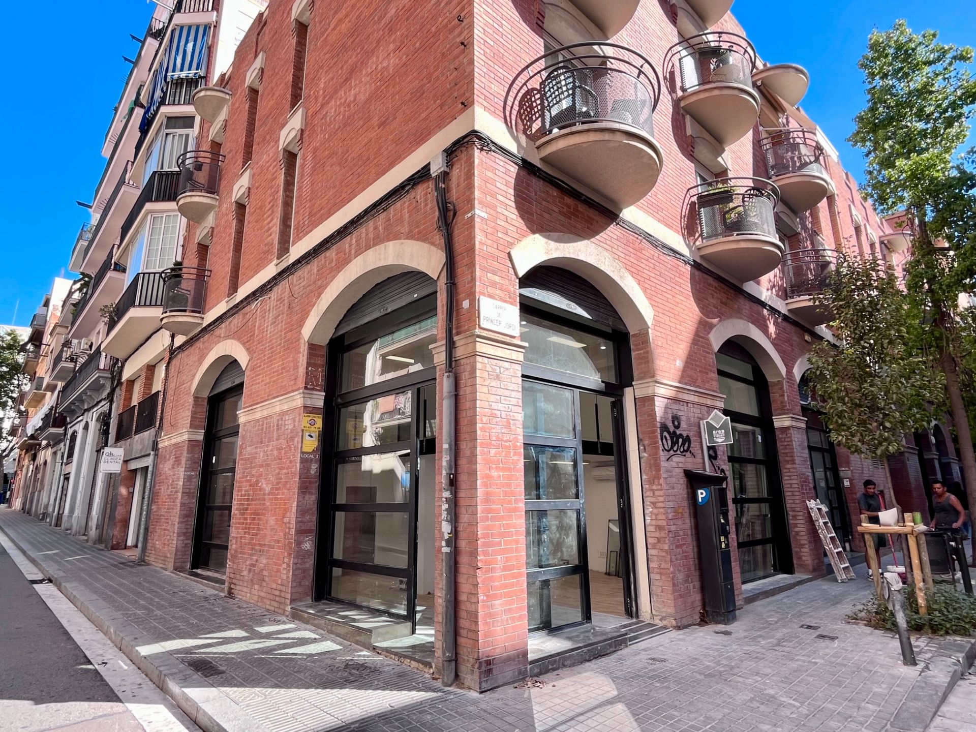 Vista exterior de Local de lloguer en  Barcelona Capital amb Aire condicionat, Calefacció i Parquet