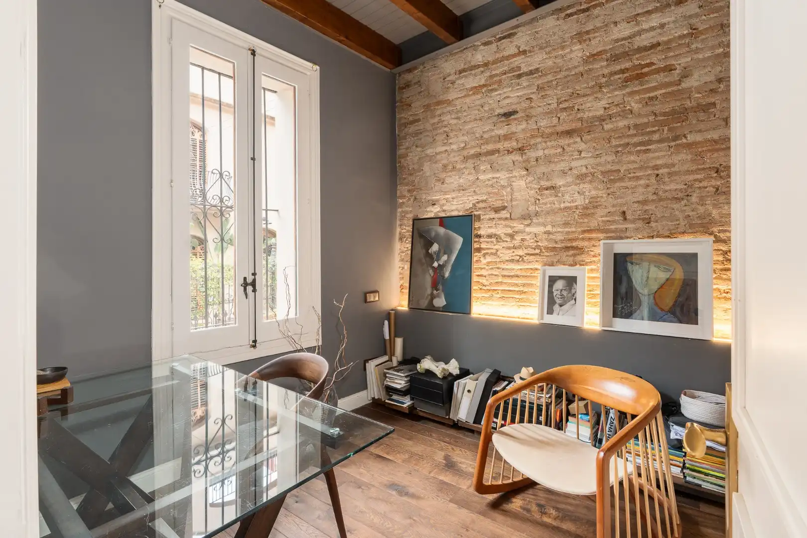 Sala de estar de Casa o chalet en venta en Barcelona con Aire acondicionado, Calefacción y Jardín privado