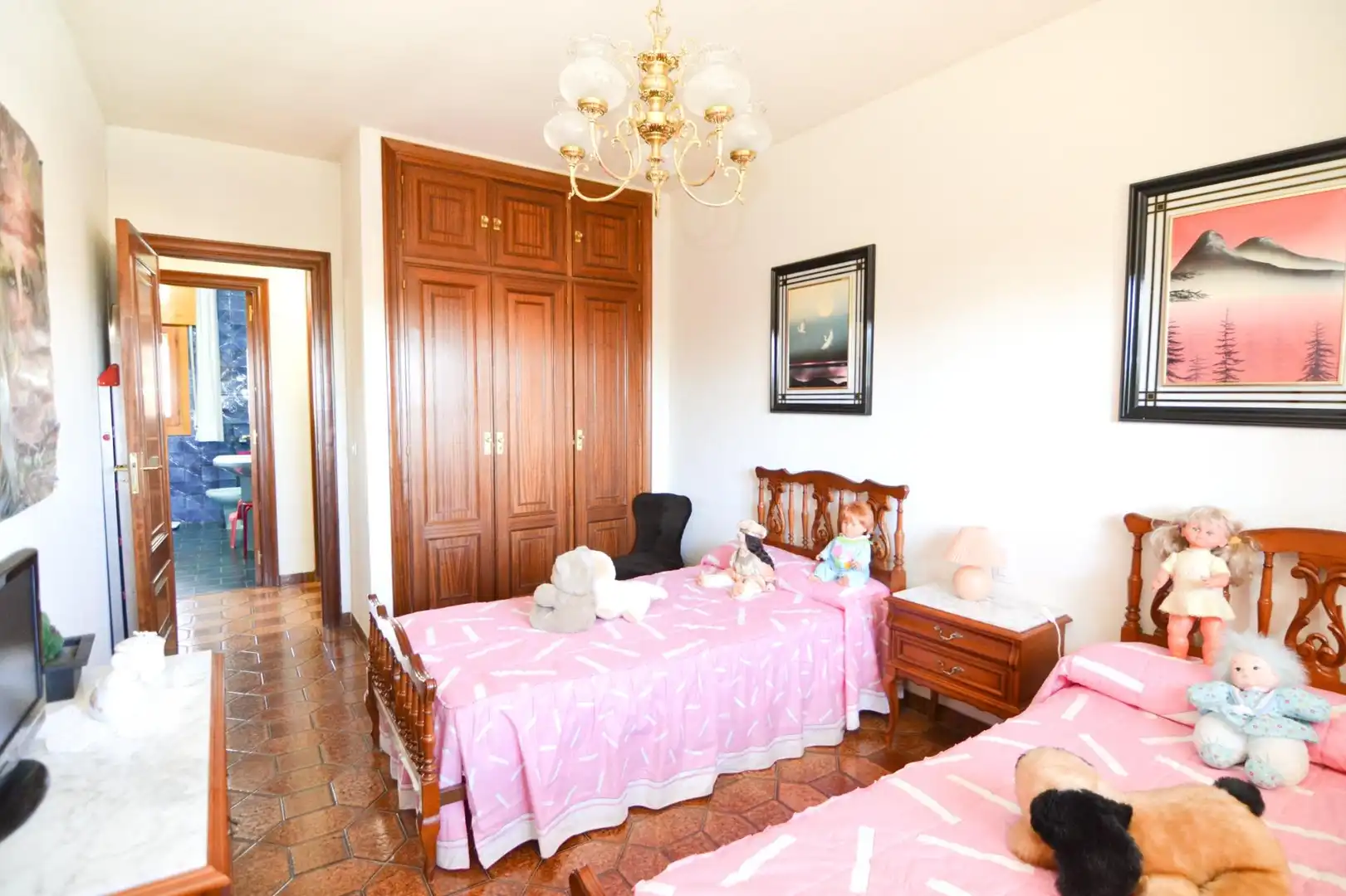 Bedroom of Houses for sale in El Escorial  with Heating, Private garden and Terrace