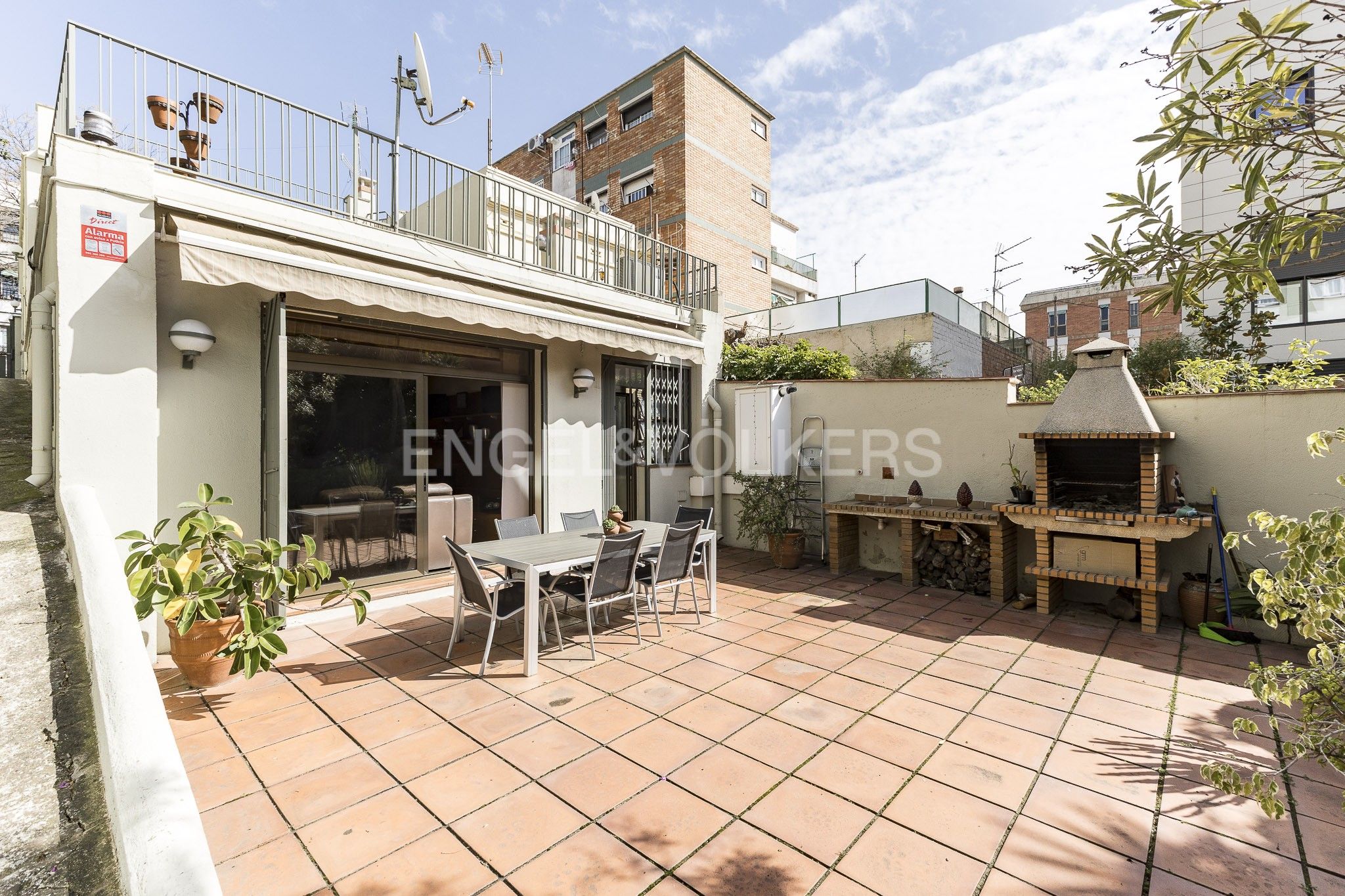 Terraza de Casa o chalet en venta en  Barcelona Capital con Calefacción, Jardín privado y Terraza