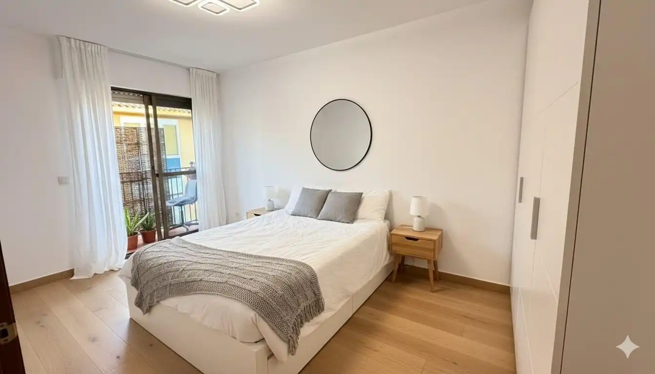 Bedroom of Duplexes for sale in Murcia  with Air Conditioner and Balcony