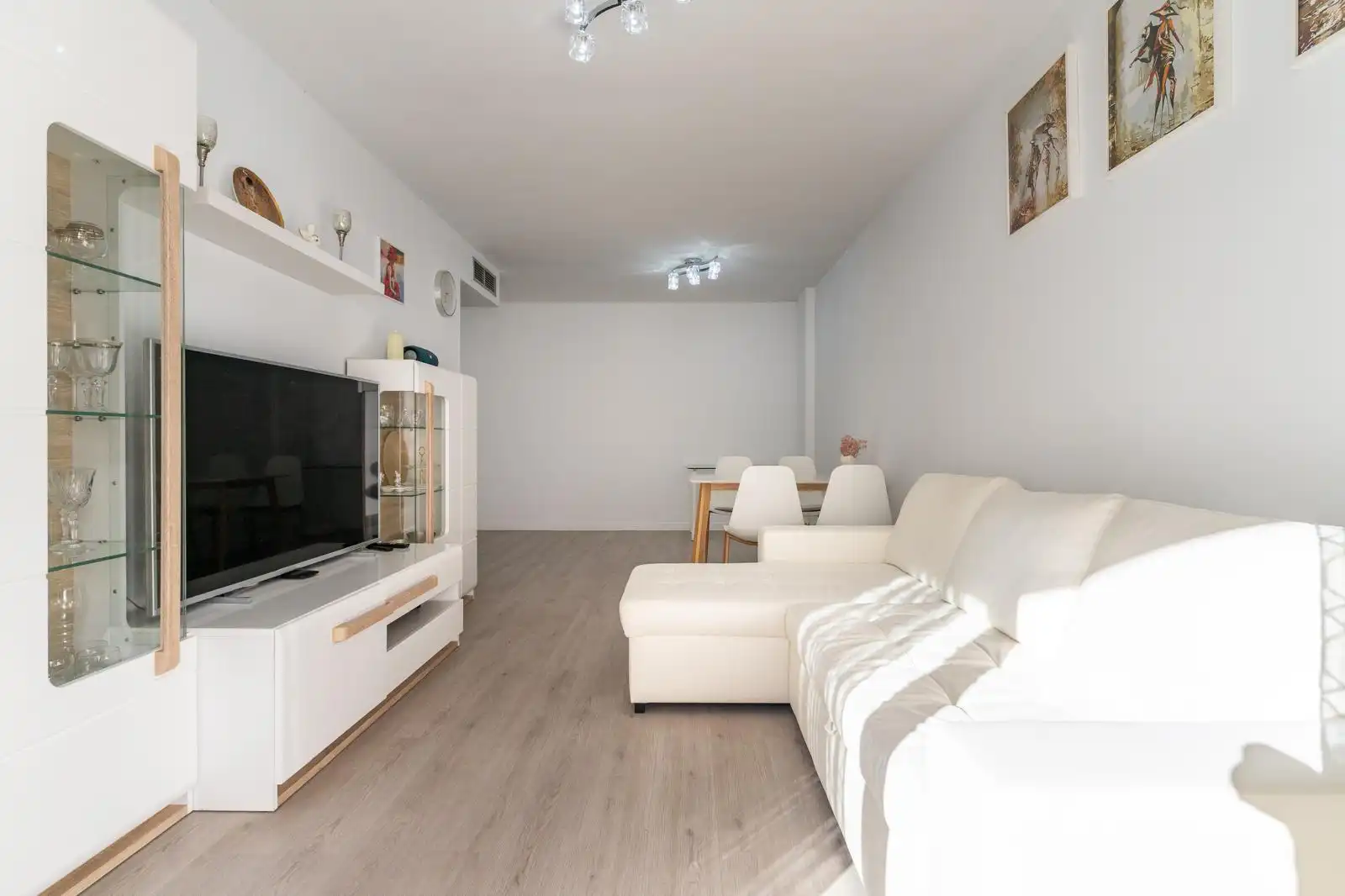 Wohnzimmer von Wohnung zum Verkauf in Reus mit Klimaanlage, Heizung und Parkett