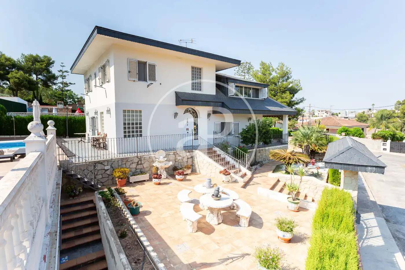 Vista exterior de Casa o chalet en venta en Chiva con Calefacción, Jardín privado y Terraza